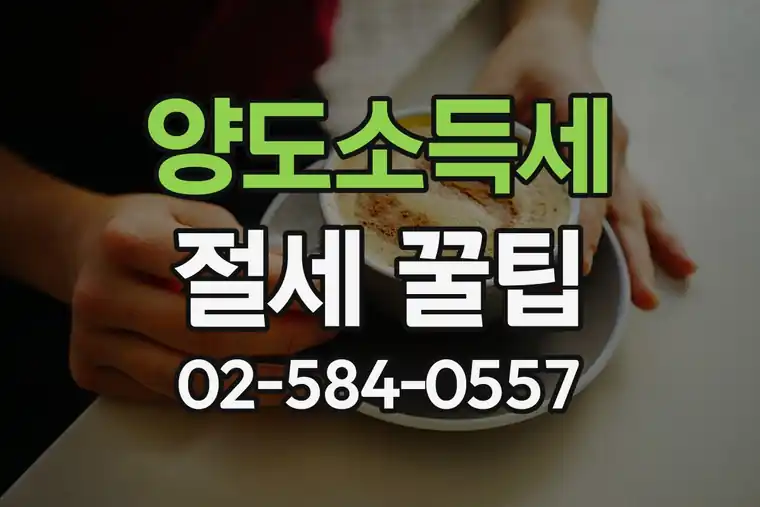 양도소득세 절세 꿀팁
