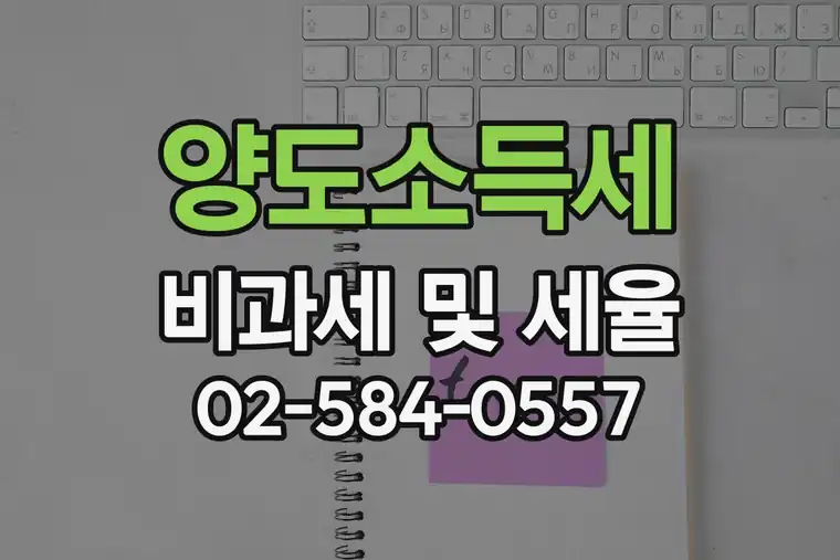 경남 창원 상남동 양도소득세 비과세 및 세율