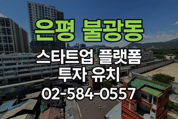 서울 은평 불광동 스타트업 플랫폼 투자 유치