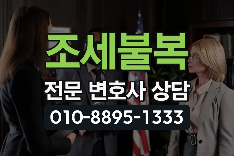 조세불복 전문 변호사 상담