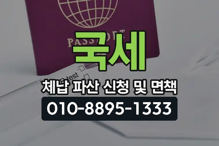 국세 체납 파산 신청 및 면책