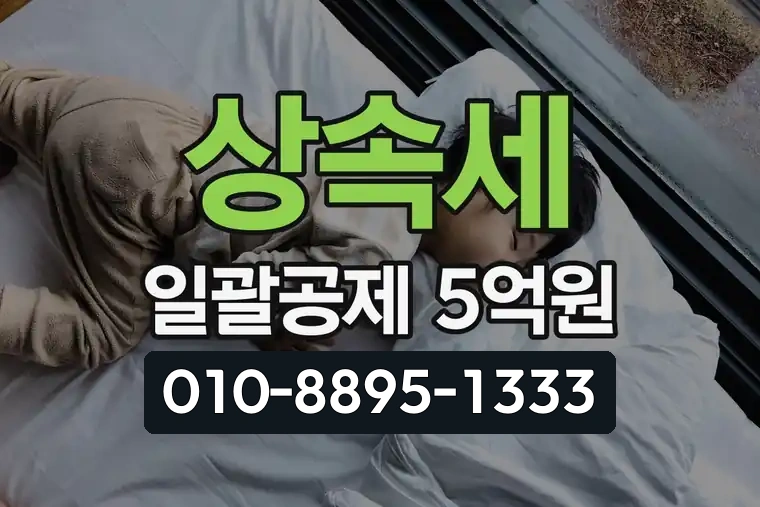 상속세 일괄공제 5억원