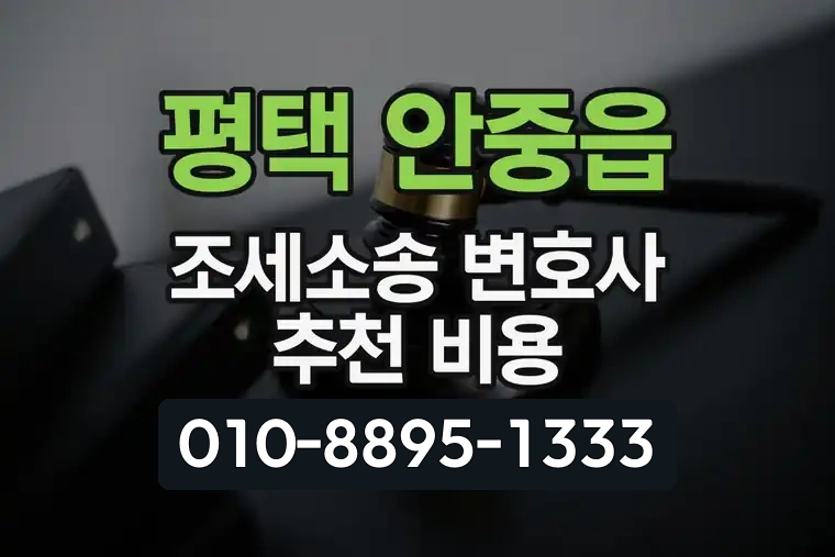 경기 평택 안중읍 조세소송 변호사 추천 비용