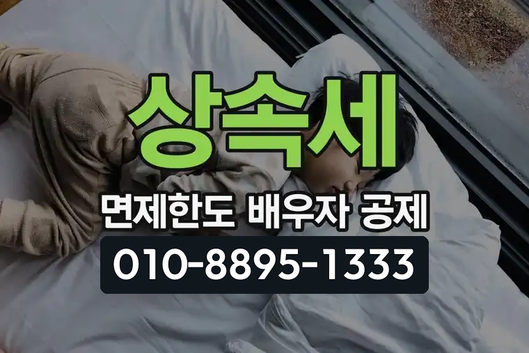 상속세 면제한도 배우자 공제