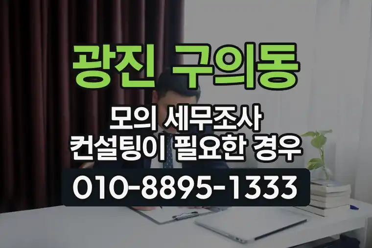 서울 광진 구의동 모의 세무조사 컨설팅이 필요한 경우
