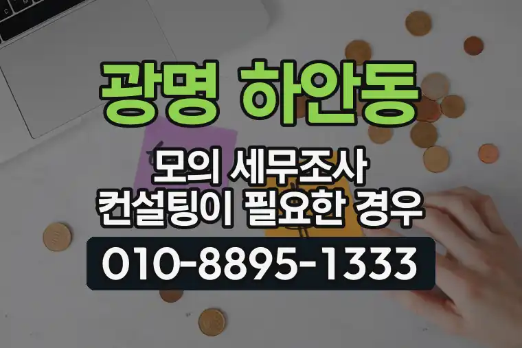 경기 광명 하안동 모의 세무조사 컨설팅이 필요한 경우