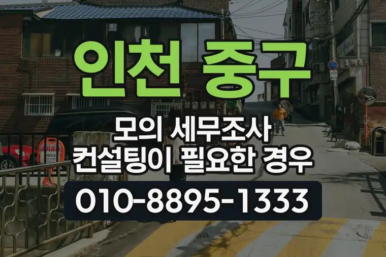 인천 중구 영종동 모의 세무조사 컨설팅이 필요한 경우